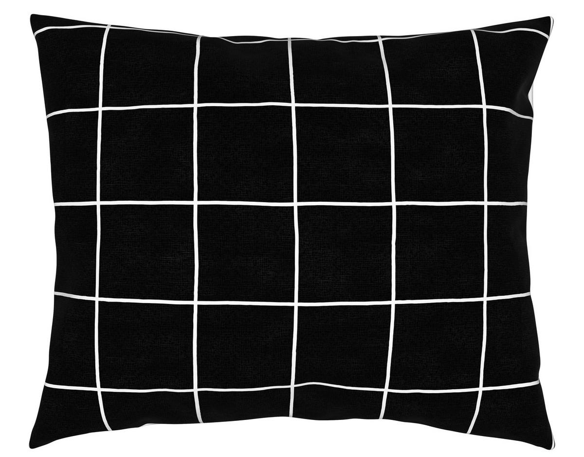 WENDEBETTWÄSCHESET KIRA WENDE COOLTEX - Weiss/Schwarz, Modern, Textil (160/210cm) - Modern Living