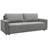 Canapea extensibila NICOLE - gri, Modern, textil (232/90/100cm) - Modern Living