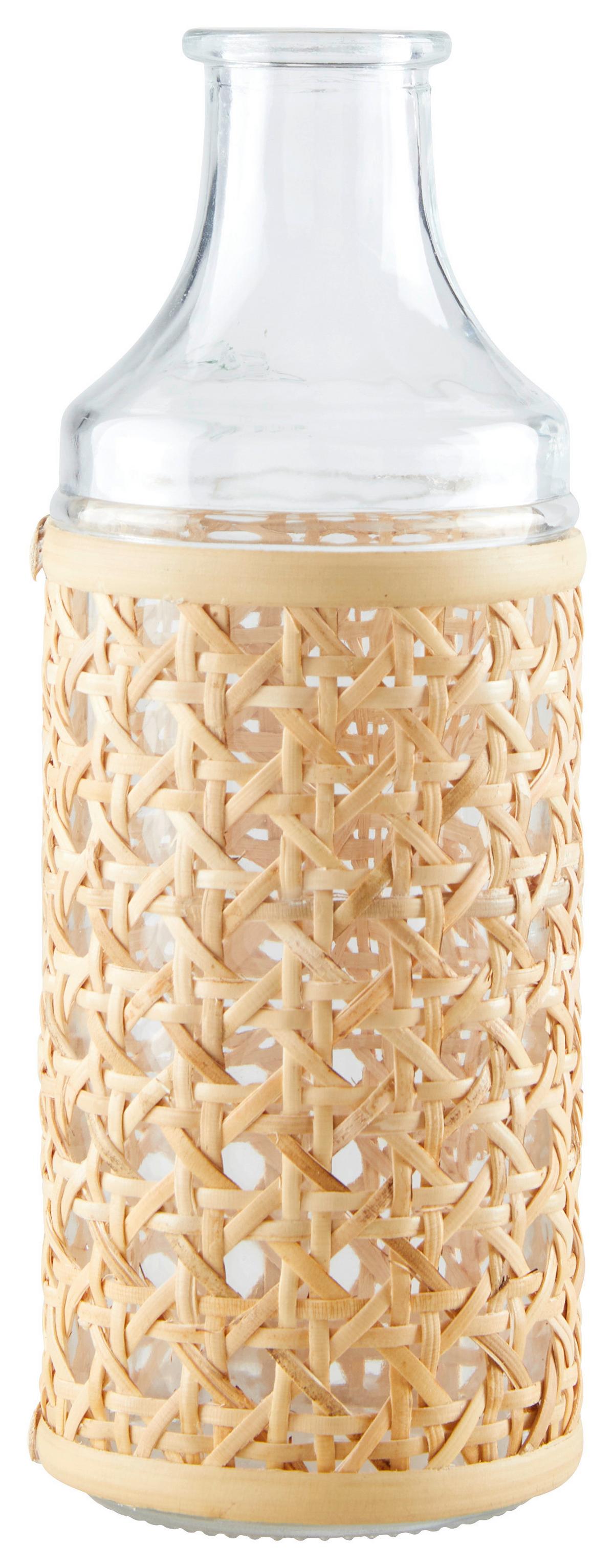 Sticlă decorativă Wien I -Paz- - străveziu/culoare natur, Basics, sticlă/materiale naturale (7/19cm) - Modern Living