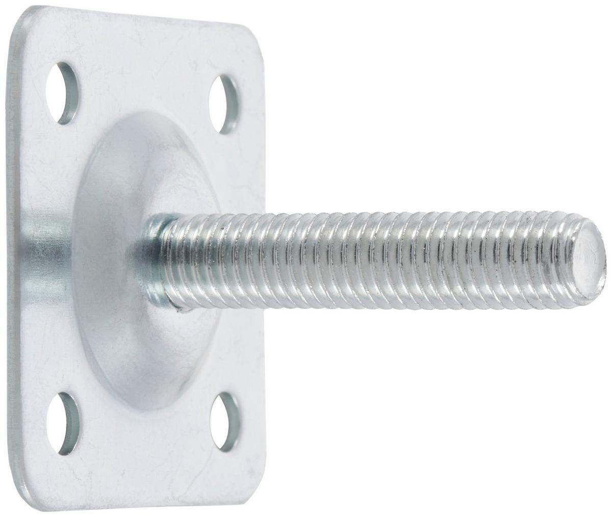 Garderobenpaneel Grace Grau - Grau, MODERN, Holzwerkstoff/Textil (25/160/7cm) - Mömax