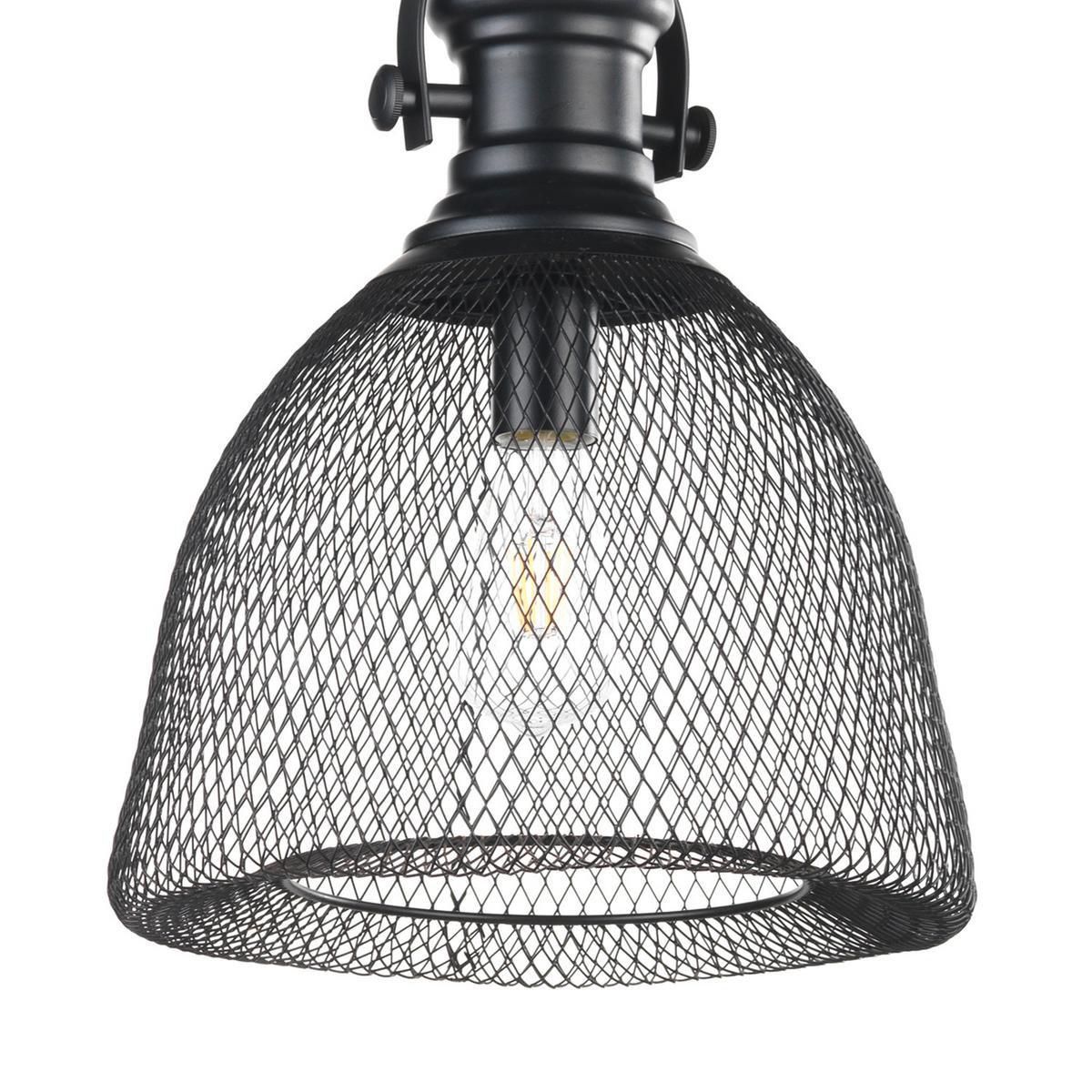 Hängeleuchte Grammy Schwarz nax. 22 Watt - Schwarz, KONVENTIONELL, Metall (32/90cm)