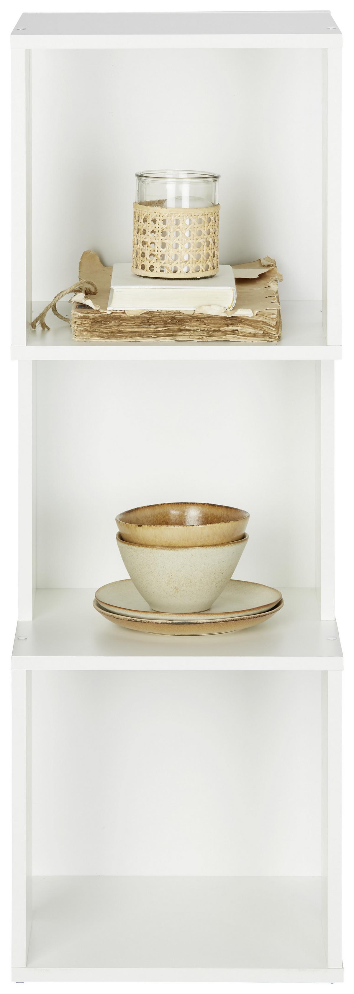 Regal in Weiß - Weiß, MODERN, Holzwerkstoff (37/109/37cm) - Mömax