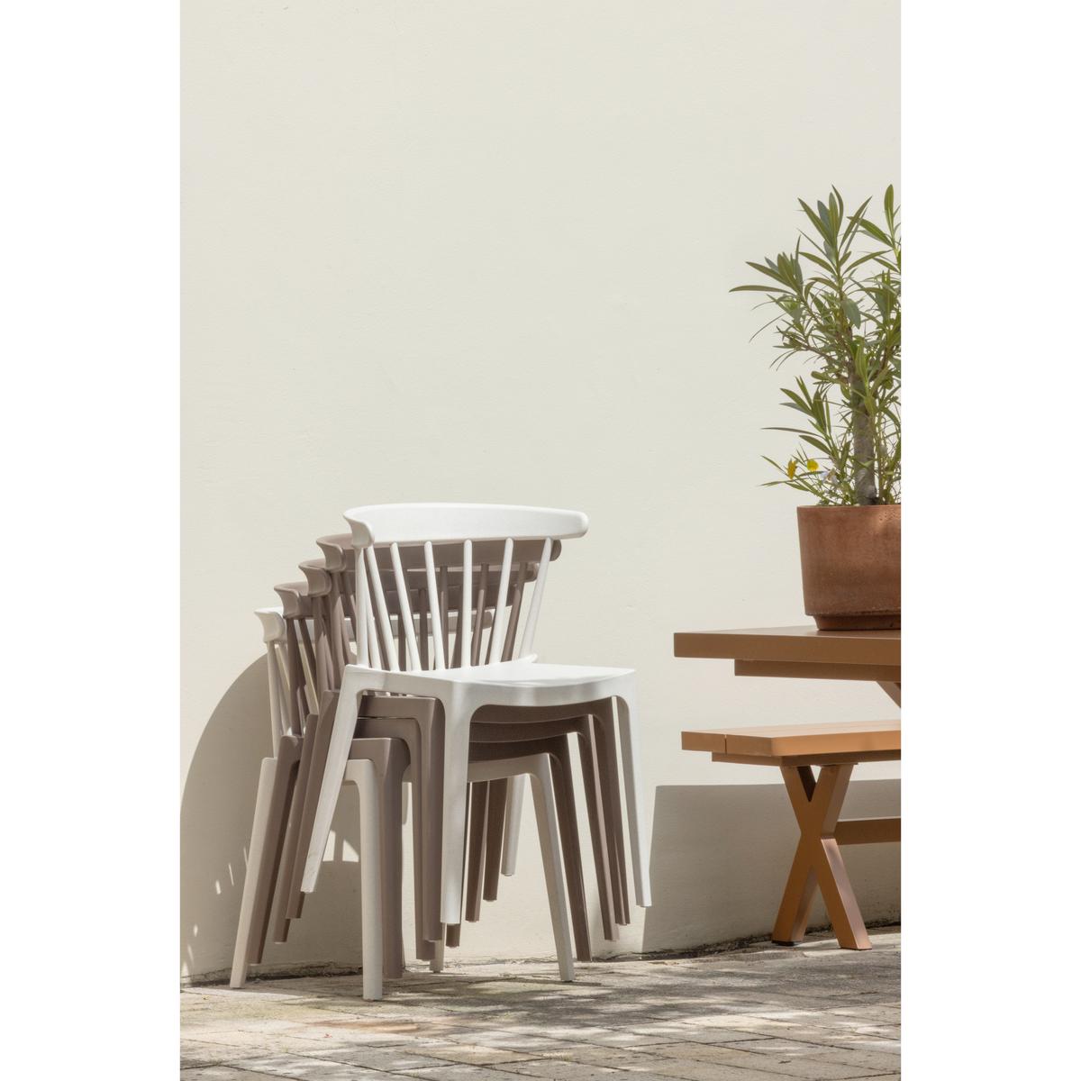Gartenstuhl-Set Bliss Braun - Braun, MODERN, Naturmaterialien/Kunststoff (52/75/53cm) - Gardenson
