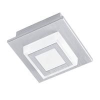 Deckenleuchte 94505 Masiano Alufarben - Alufarben, Basics, Kunststoff/Metall (11/11/5,5cm) - Eglo