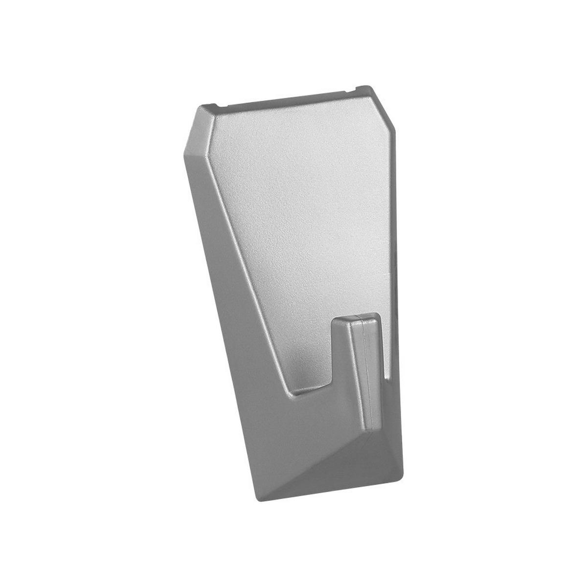 Akasztó Ezüst - műanyag (9,4/16/2,5cm) - Metaltex