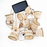 LAMPA SOLARNA AURORA SOLAR - kolor naturalny, Konventionell, materiały naturalne (800/21.5/13.5cm) - Newgarden