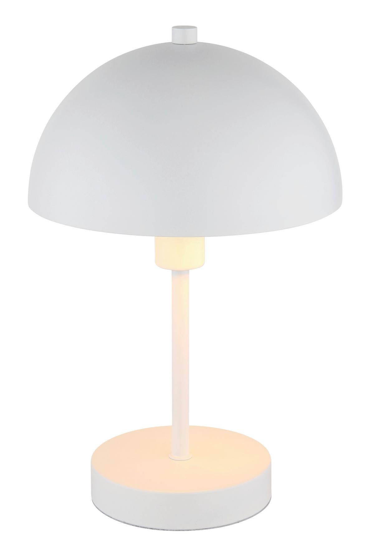 TISCHLEUCHTE 24009 W ATOMA I - Weiss, Design, Kunststoff/Metall (20/31cm) - Globo