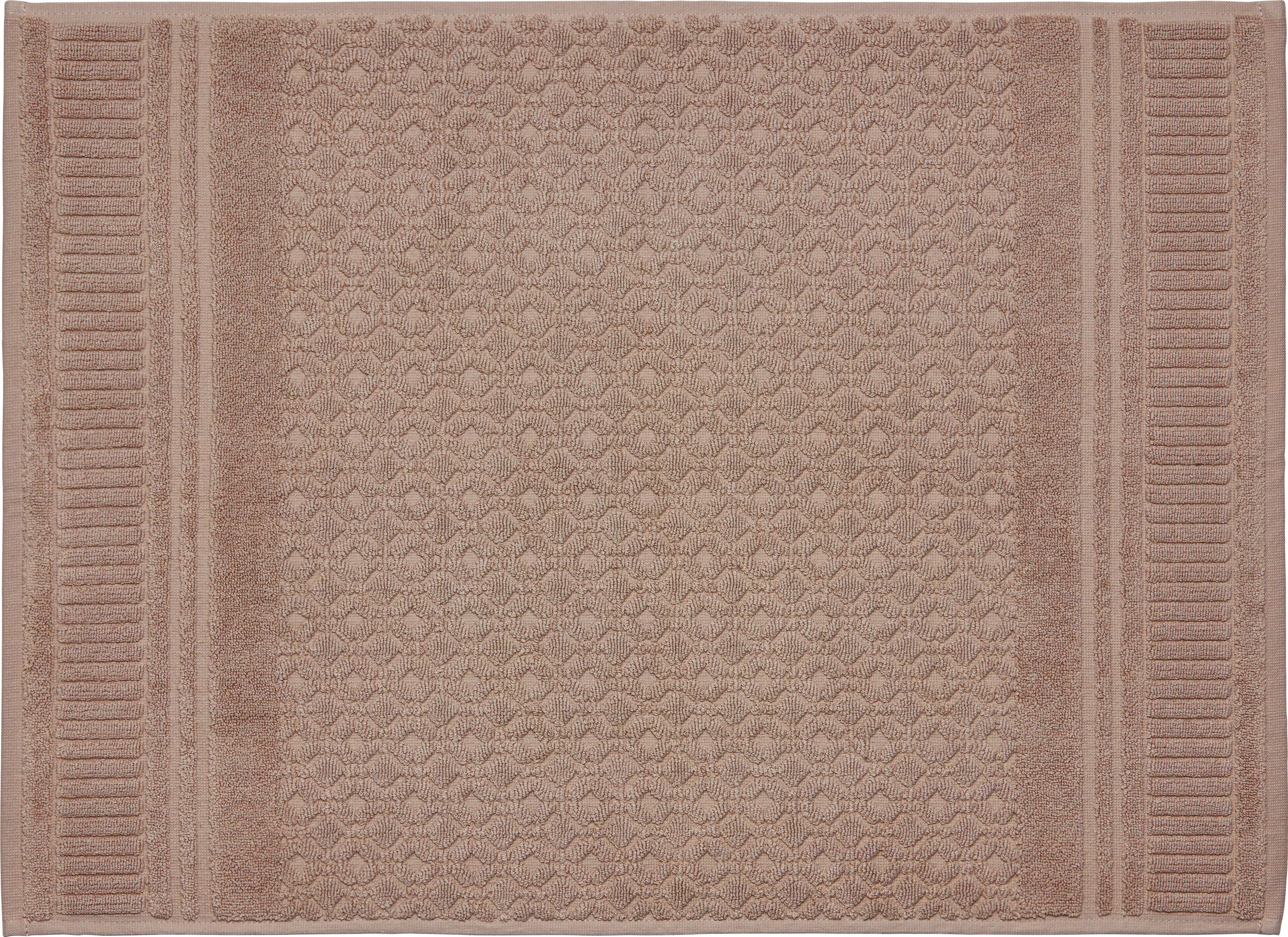 Badematte Carina Stein 50x70cm - Grau, Romantik / Landhaus, Textil (50/70cm) - Modern Living