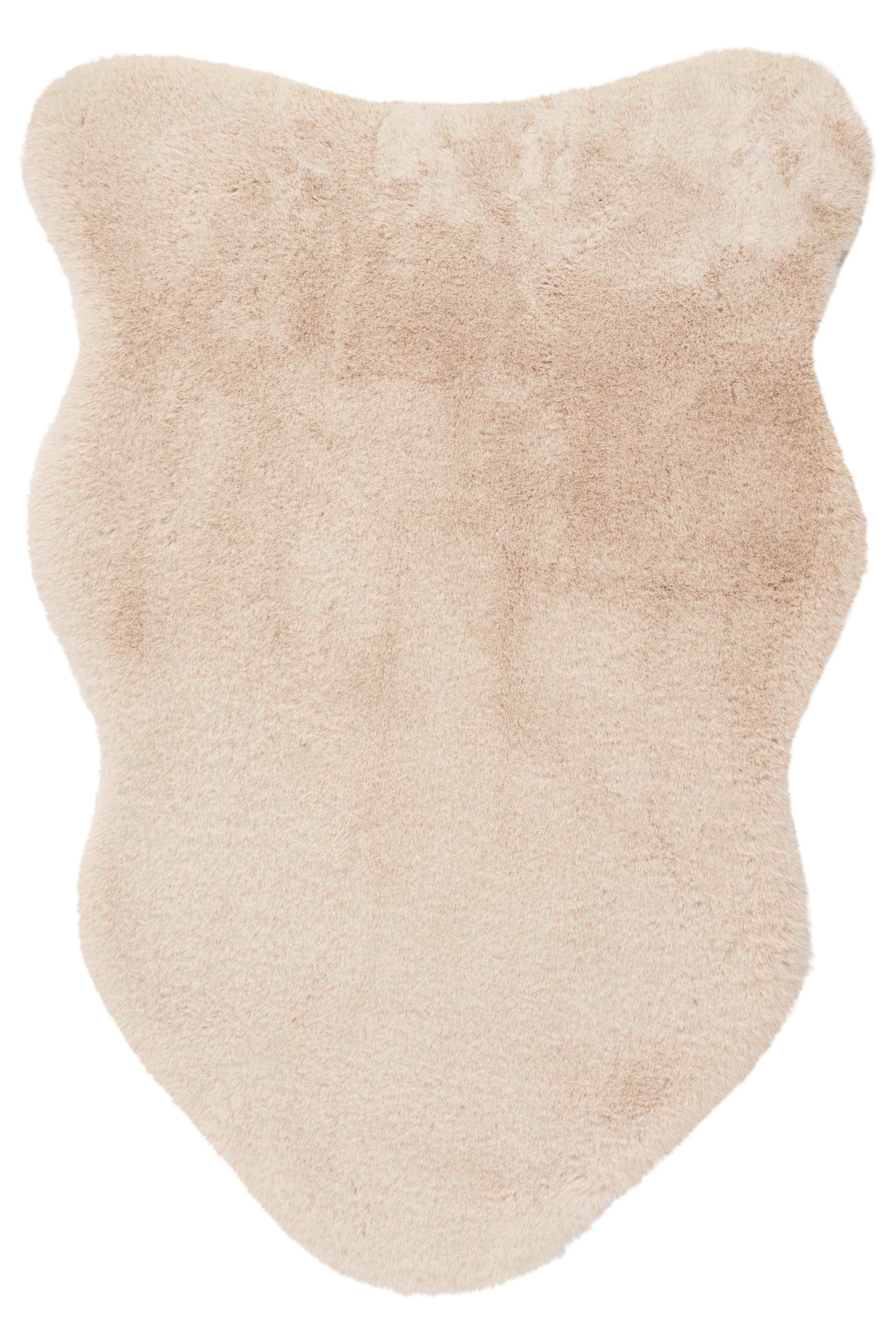 Hochflorteppich Cosy Sheepskin 525 Beige 60x90 - Beige, Basics, Textil (60/90cm) - Kayoom