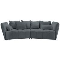 Boxspringsofa Sofi Grau - Schwarz/Grau, MODERN, Textil (294/93/152cm) - Premium Living