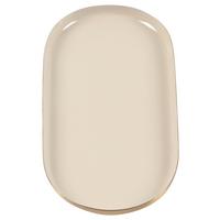 Dekotablett Windy Taupe - Taupe, Metall (11,5/24,5cm) - Mömax