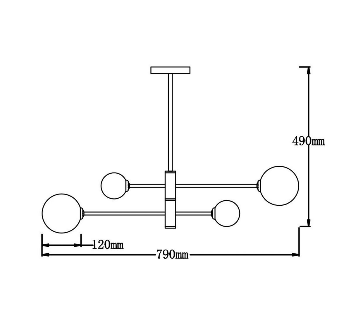 Hängeleuchte Dorado max. 40 Watt - Schwarz, KONVENTIONELL, Metall (87/87/49.5cm)