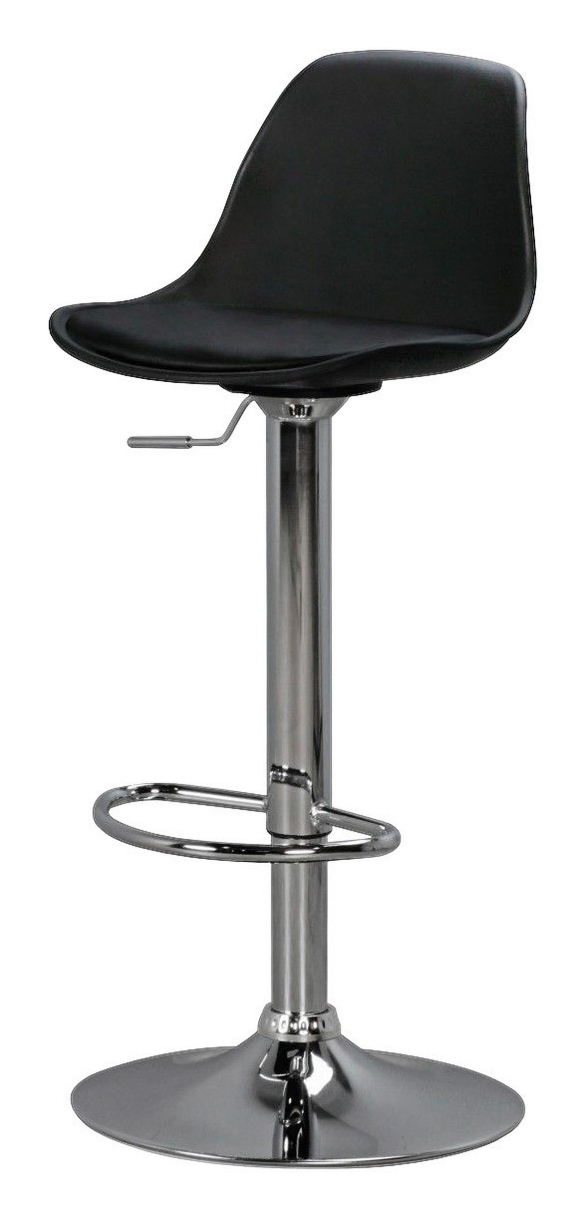 Barski Stol Korsika - barve kroma/črna, Moderno, kovina/umetna masa (40/104/40cm) - MID.YOU