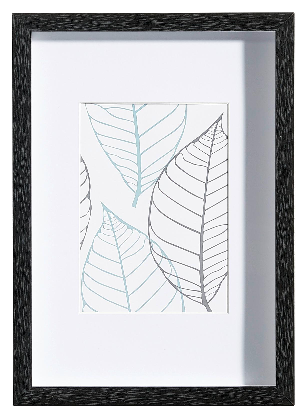 RAMKA NA ZDJĘCIA 652397 - czarny, Basics, drewno/szkło (23/32/3cm)