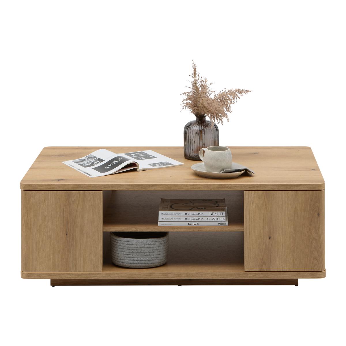 Klubska Miza Alameda, Barva Hrasta - barve hrasta, Natur, leseni material (115/42/65cm) - Mömax