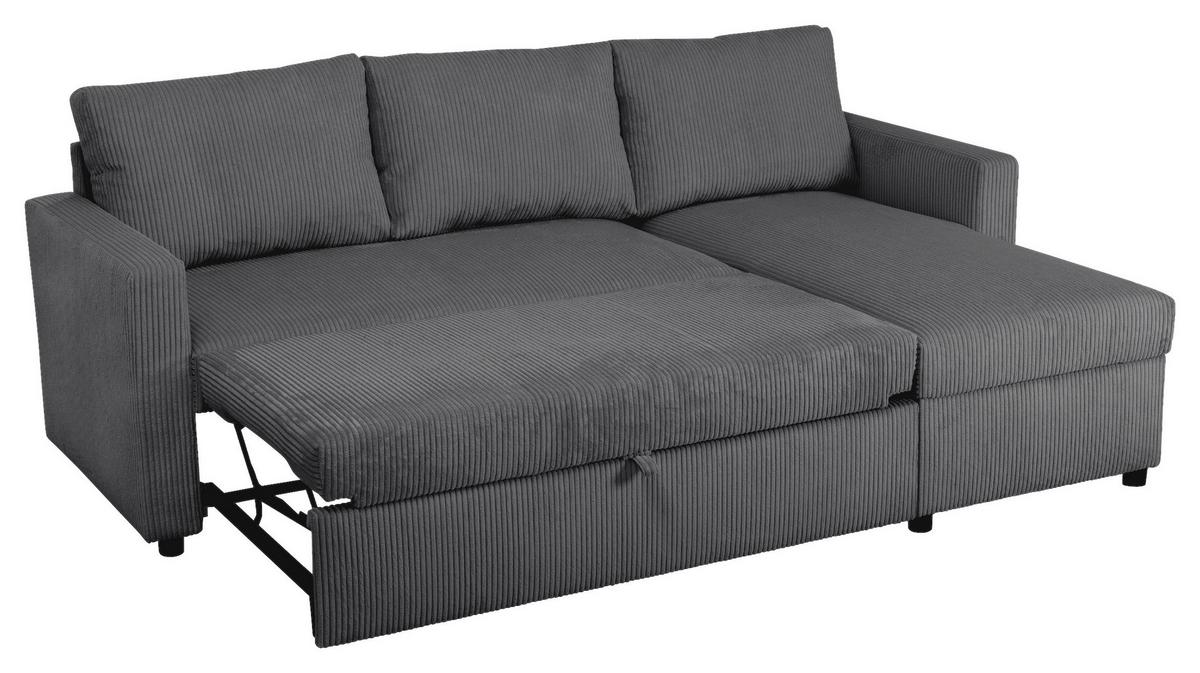 Coltar PARIS - antracit, Basics, lemn/metal (215/145cm)