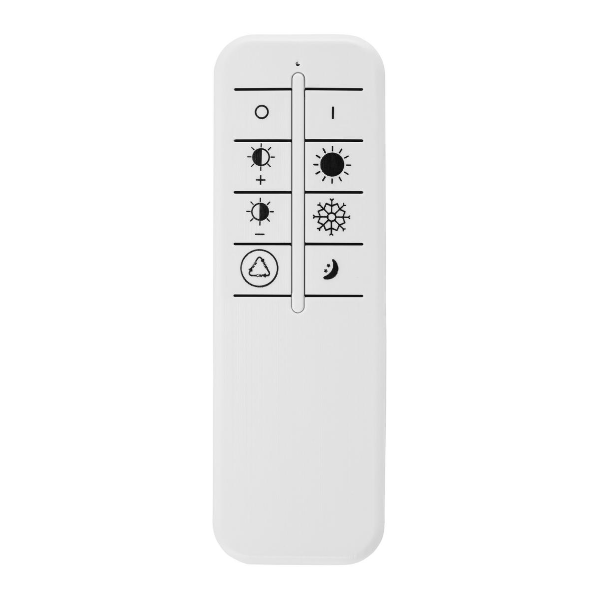 Stropna Led-svetilka Sajami, S Sijalko - bela, kovina/umetna masa (54/7,6cm)