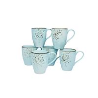 Set Skodelic Lightblue, 6-Delni - pastelno modra, Trend, keramika (300ml) - Creatable
