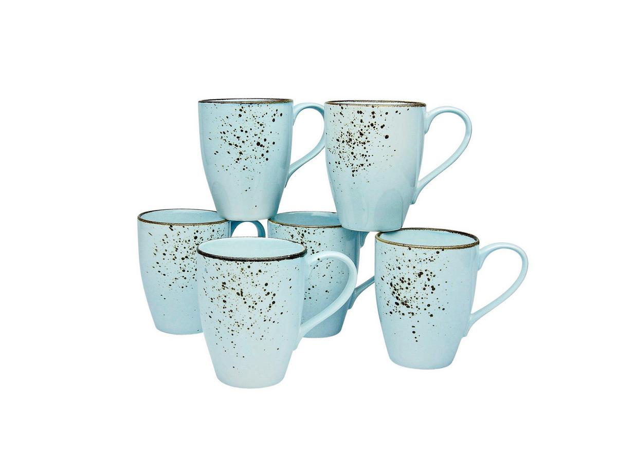 Set Skodelic Lightblue, 6-Delni - pastelno modra, Trend, keramika (300ml) - Creatable