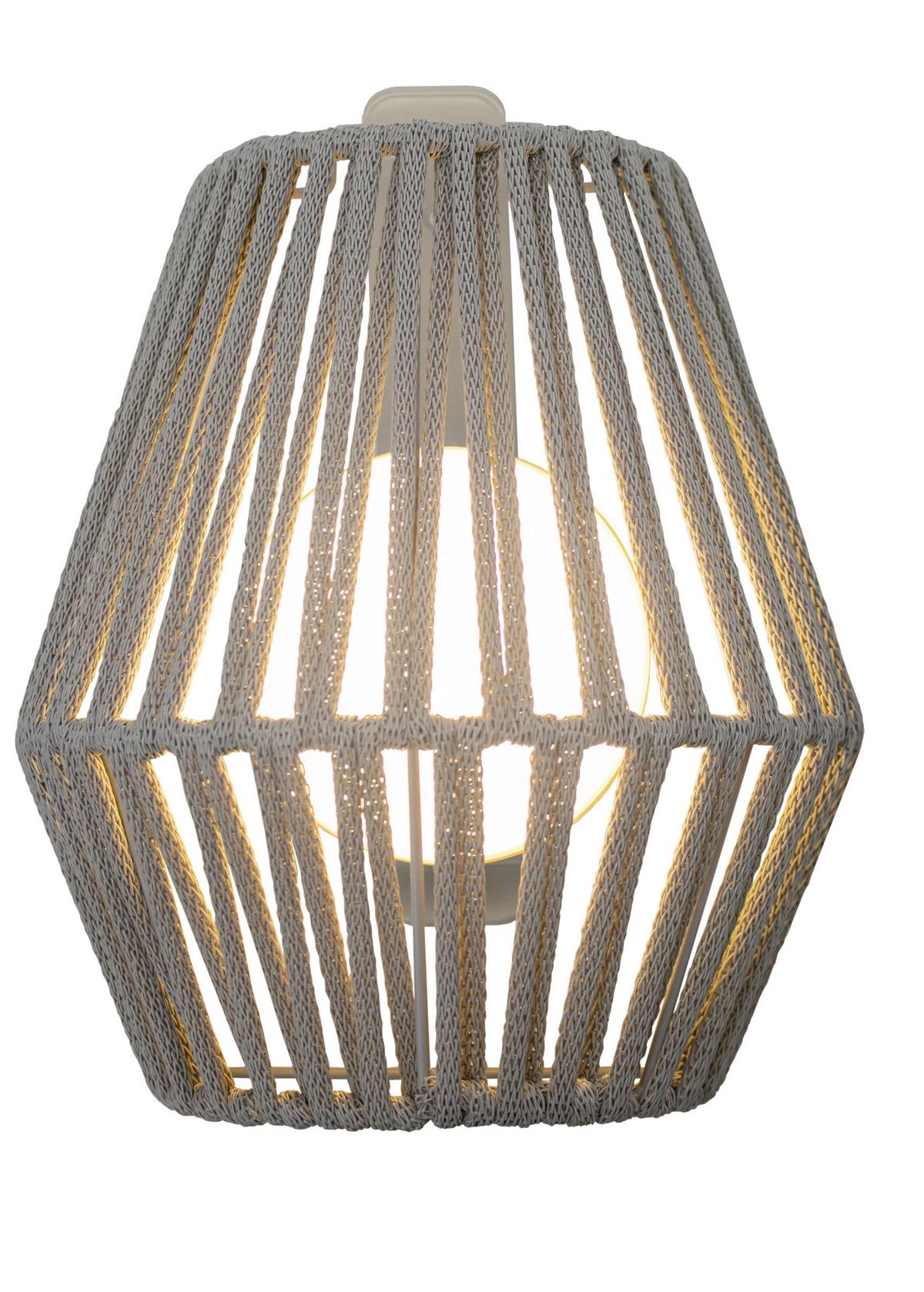 KINKIET ZEWNĘTRZNY LUMCNT025SXWLNW CONTA - taupe, Natur, tworzywo sztuczne (21.2/16.3/27.2cm) - Newgarden