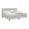 Boxspringbett Primo Hellgrau ca. 220x200cm - Hellgrau, KONVENTIONELL, Holz/Holzwerkstoff (220/200cm) - Premium Living