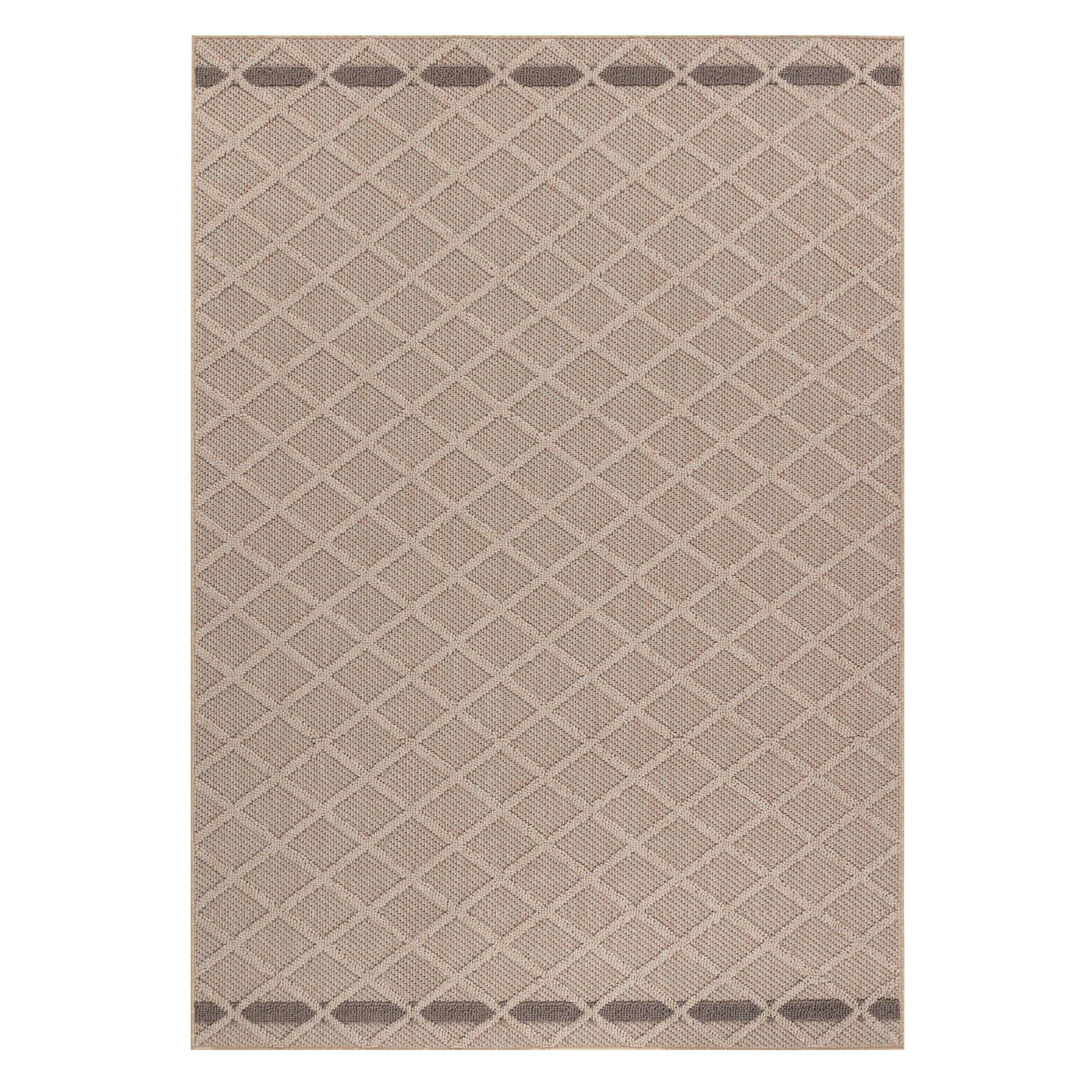 Outdoorteppich Patara Beige ca. 240x340cm - Beige, Design, Textil (240/340cm) - Novel