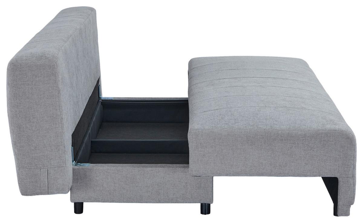 Sofa Daisy - siva/crna, Moderno, drvo/tekstil (194/89/87cm) - Mömax