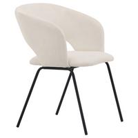 STUHL-SET DAY - Schwarz/Weiß, Design, Textil/Metall (66/86/66cm) - Livetastic