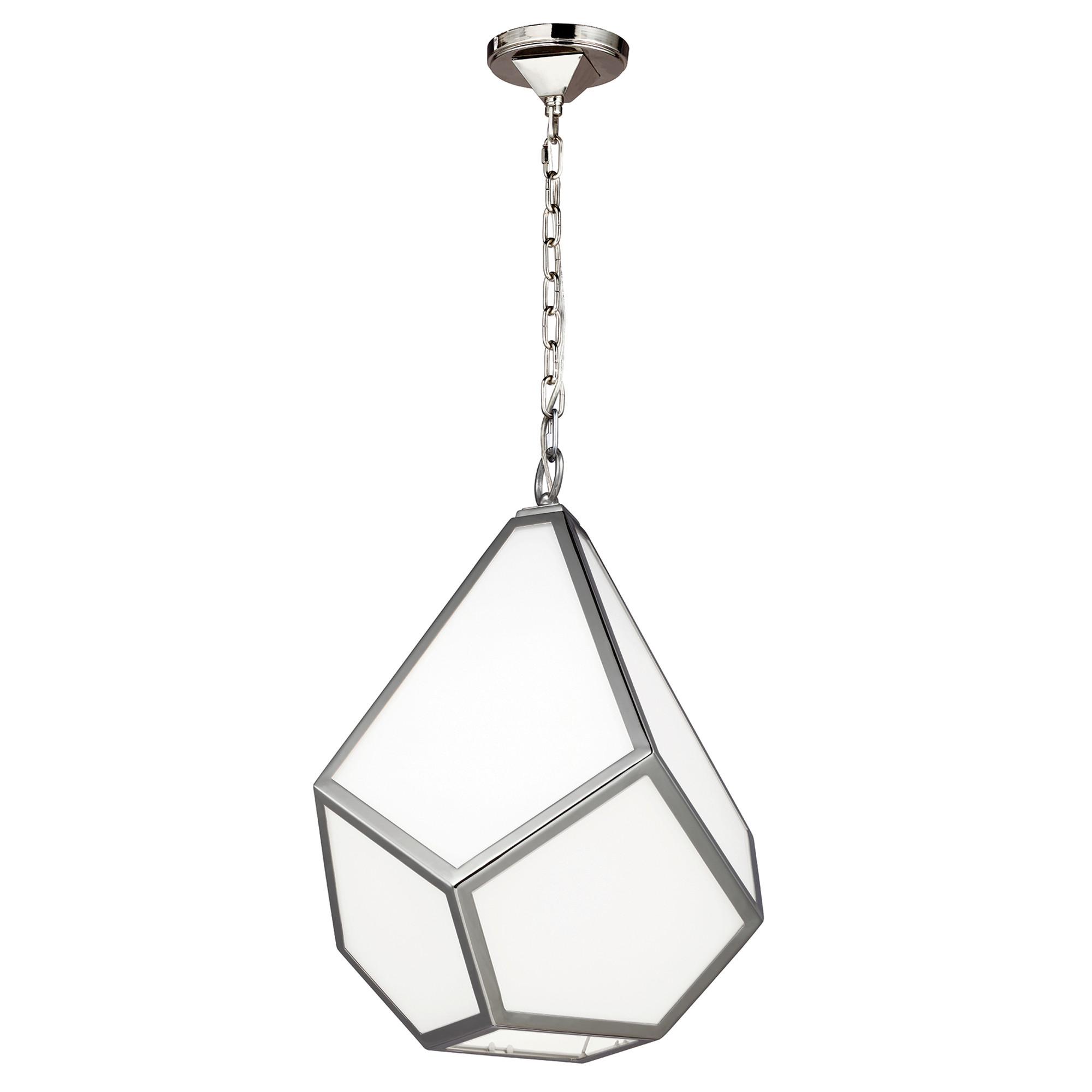 Viseća Svjetiljka Diamond - boje nikla, Basics, metal (49.5 /64.8cm) - Elstead Lighting