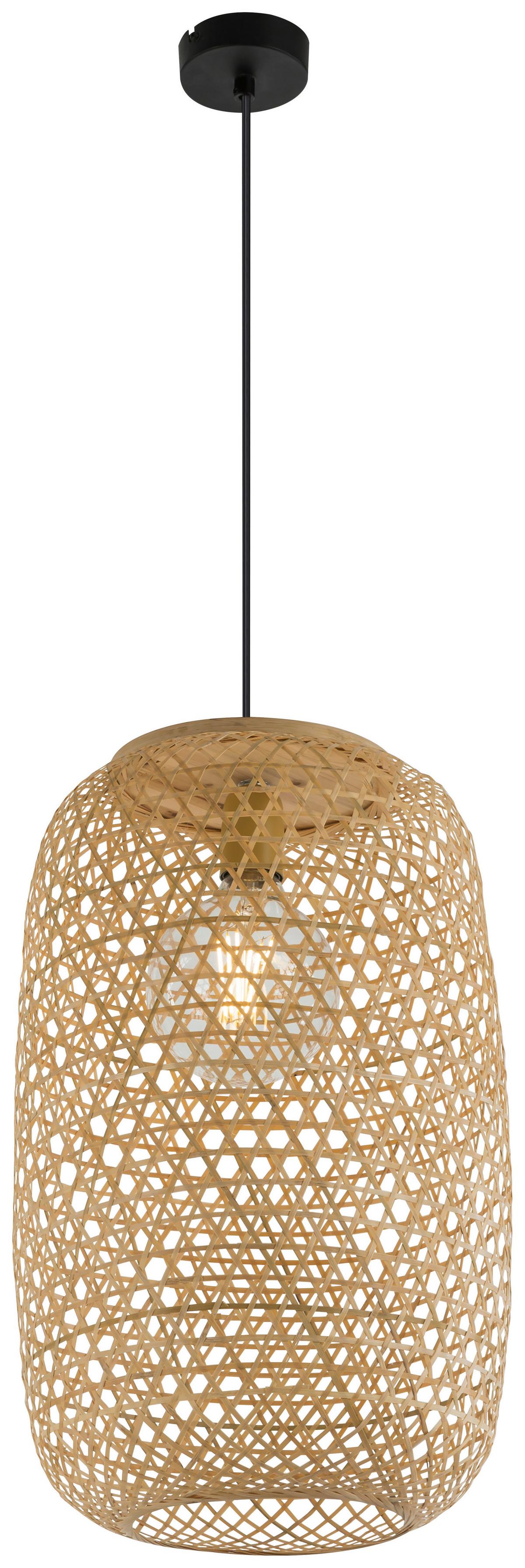 Viseča Svetilka 15367h2 Mirena - naravne barve, Natur, naravni materiali (31/135cm) - Globo