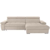 Kutna Garnitura Perry - srebrne boje/bež, Design, tekstil/drvo (292/183cm) - Modern Living