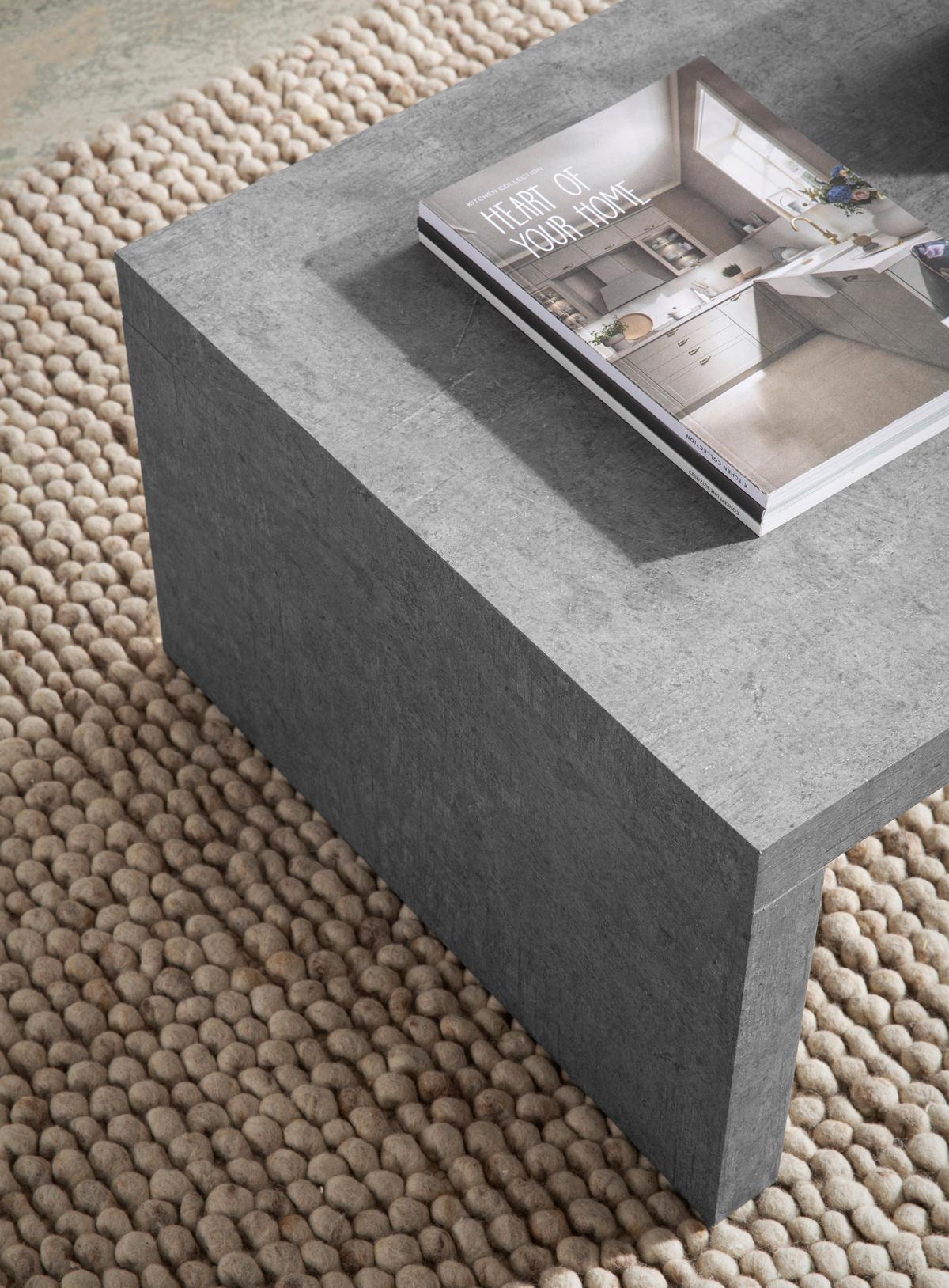 COUCHTISCH WL6.938 - Grau, Design, Holzwerkstoff (110/55/35cm) - Livetastic