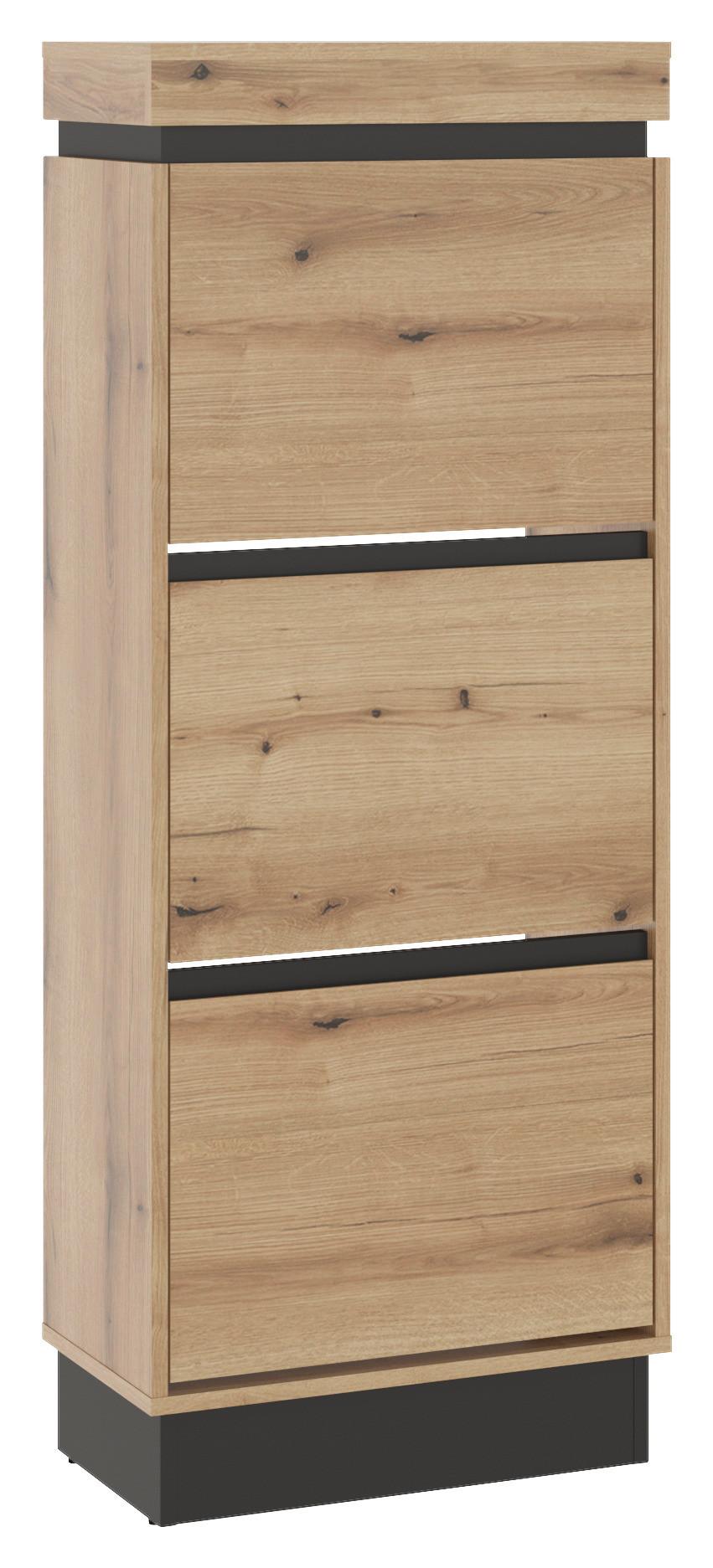 Dulap pentru pantofi CORTE - Trend, material pe bază de lemn (53,8/137,3/28,5cm) - Modern Living