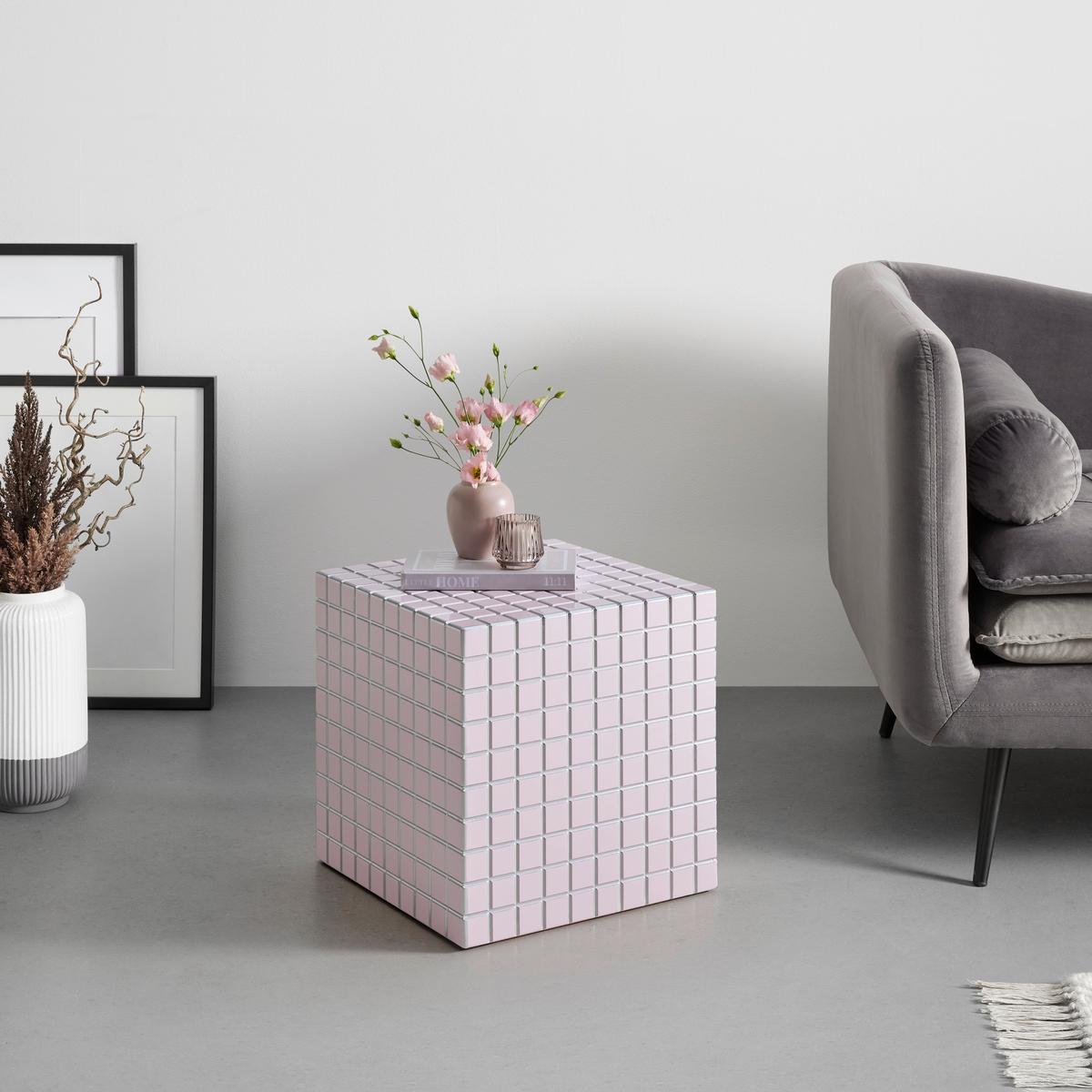 Beistelltisch Luisa Rosa - Rosa, MODERN, Holzwerkstoff (40/40/40cm) - Mömax