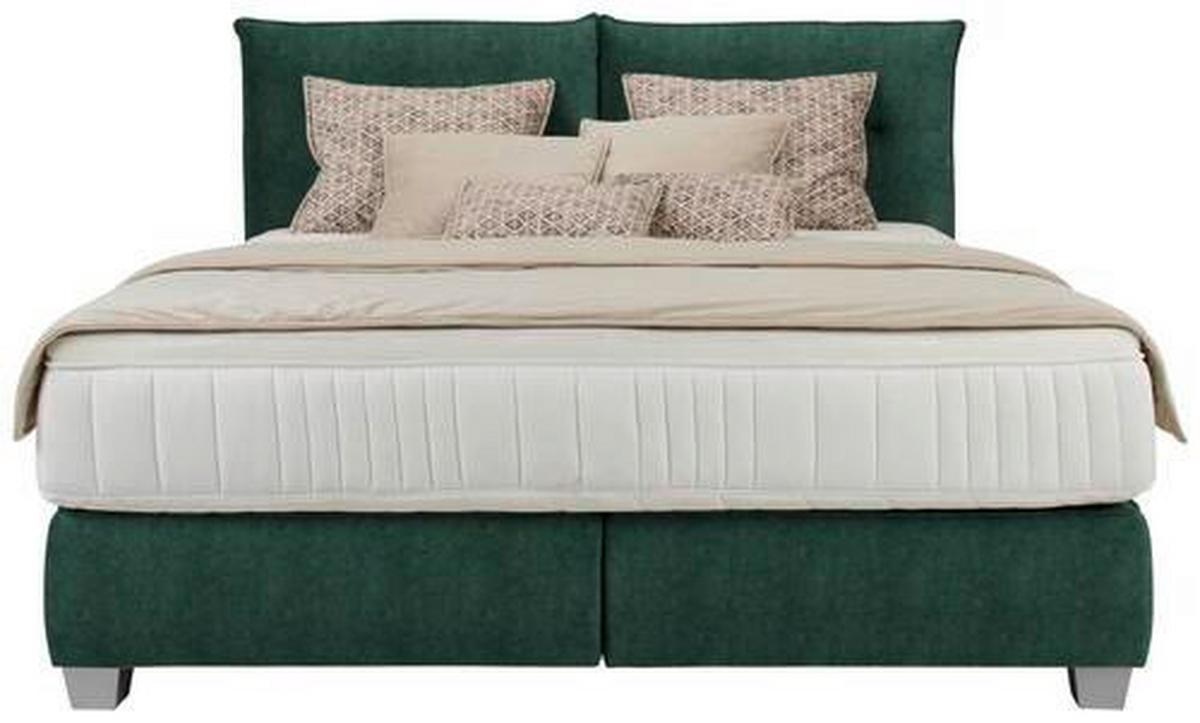 PAT BOXSRPING FOG - verde, Lifestyle, lemn/textil (180/200cm) - Premium Living