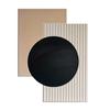 Akustični Panel Marla - črna/bež, tekstil (90/120cm) - Premium Living