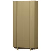 Garderobenschrank Basu Grün B: 101 cm - Grün, Design, Holz (101/210/46cm) - Livetastic