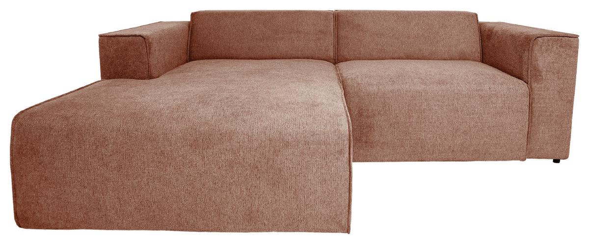 NAROŻNIK BARI - różowy/czarny, Design, tworzywo sztuczne/tkanina (161/234cm) - P & B