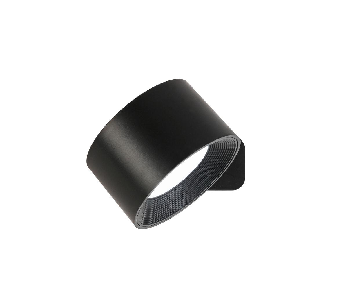 KINKIET AKUMULATOROWY SPOT *SBN* - czarny, Basics, tworzywo sztuczne/metal (9,2/8/4,5cm) - Novel