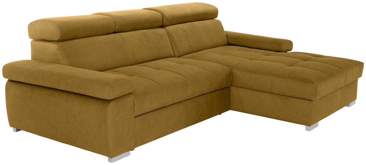 Kutna Garnitura Perry - srebrne boje/ecru, Design, tekstil/drvo (292/183cm) - Modern Living