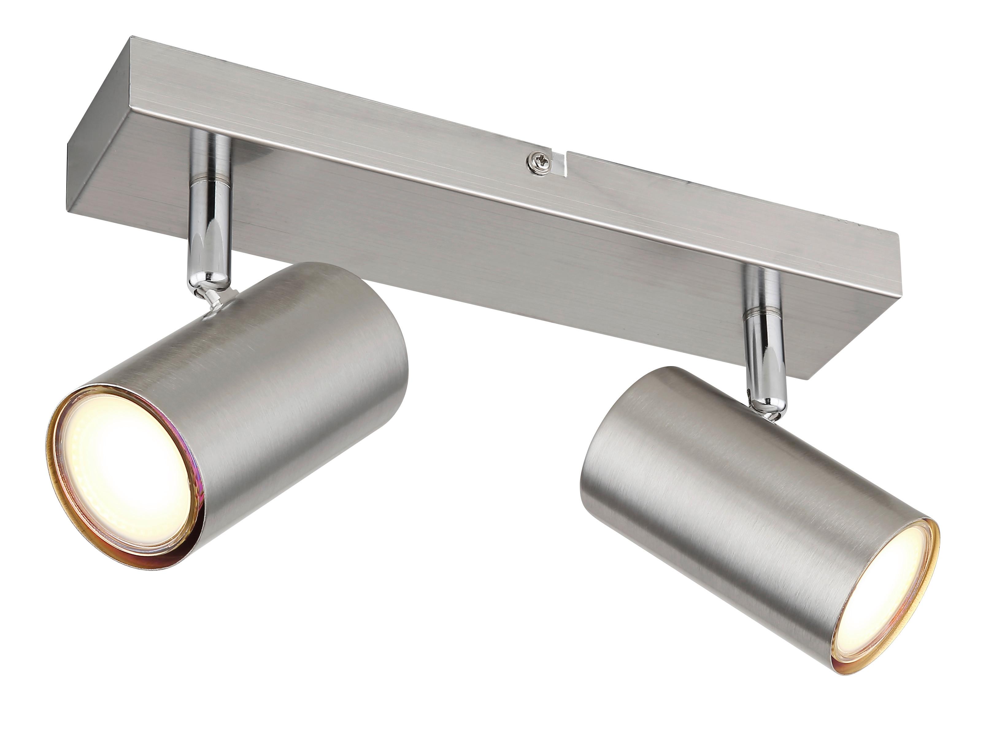 Proiector Robby 2 - culoare nichel/culoare crom, Modern, metal (26/6/12cm)