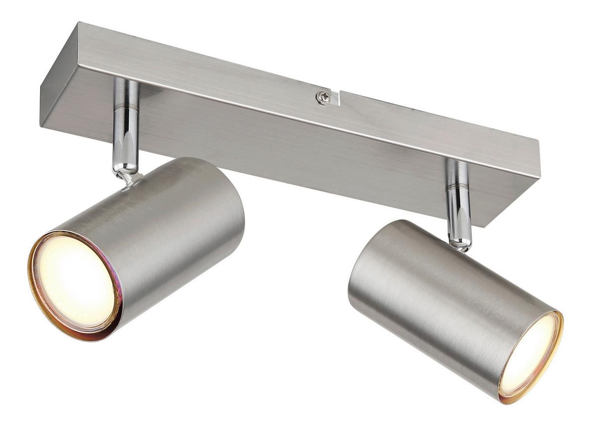 Proiector Robby 2 - culoare nichel/culoare crom, Modern, metal (26/6/12cm)