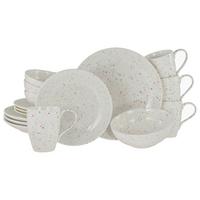 Kombinirani Servis Confetti White, 16-Delni - krem barve, Basics, keramika - Creatable