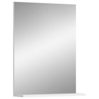 Spiegel SCOUT Weiß Hochglanz ca. 60x79x18 cm - Weiß Hochglanz/Weiß, MODERN, Glas/Holzwerkstoff (60/79/18cm) - MID.YOU