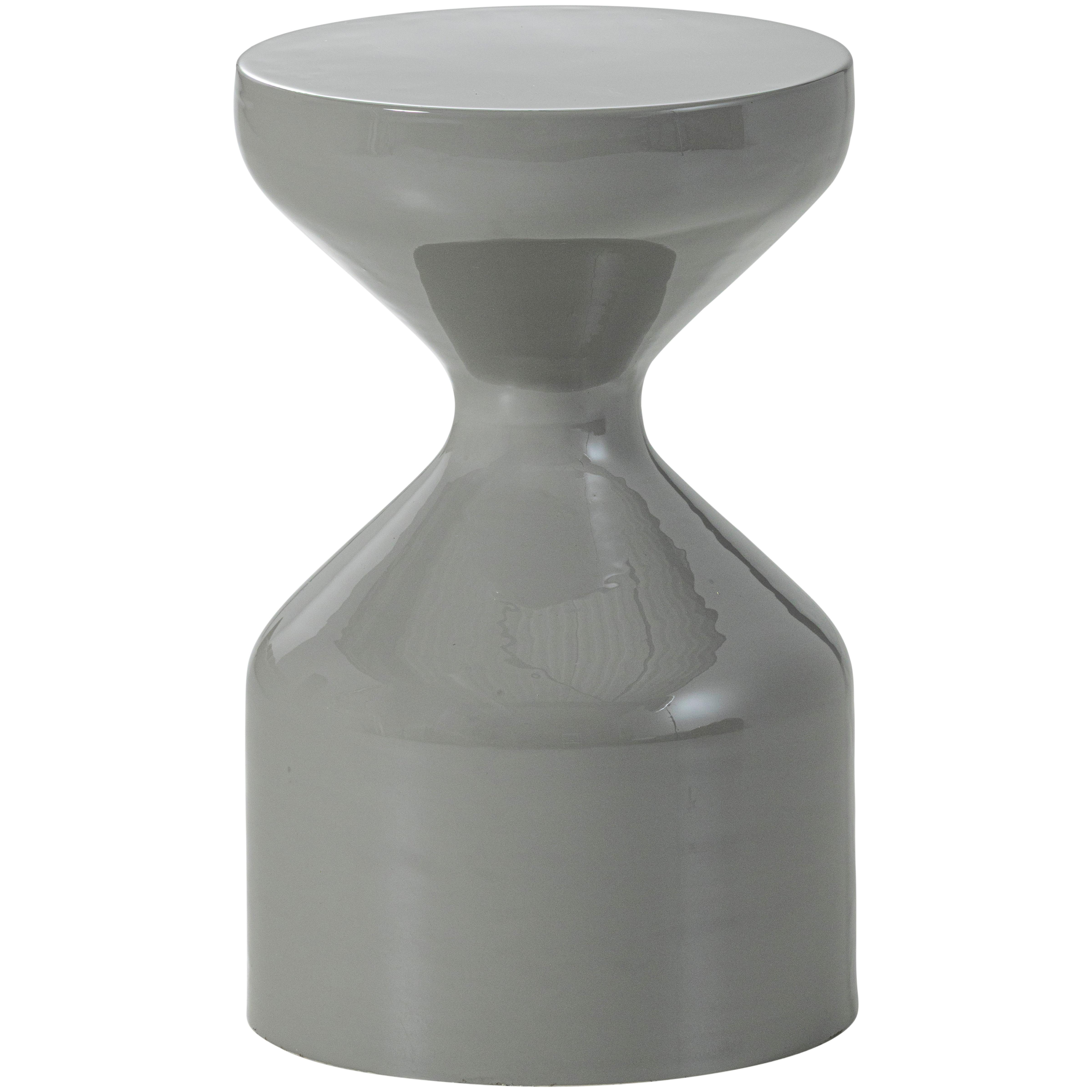 Beistelltisch Floyd Hellgrau - Hellgrau, Design, Metall (30/30/47cm) - Livetastic