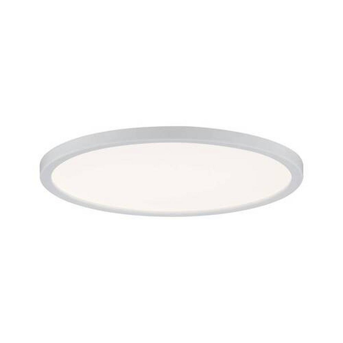 LED-Paneel Panel Areo dimmable in Weiß max. 12 Watt - Weiß, Basics, Kunststoff (18/1cm) - Paulmann