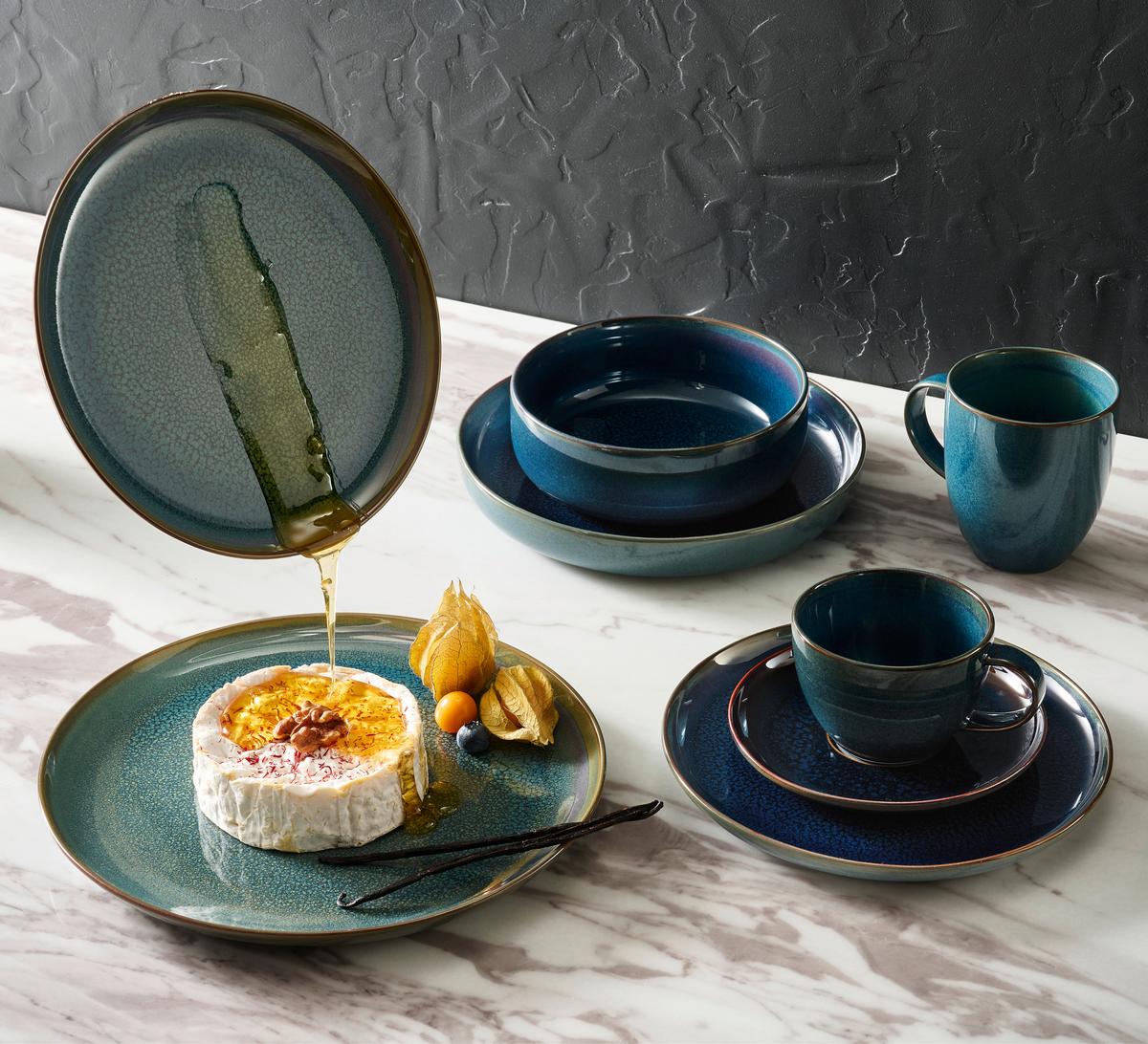 TALERZ OBIADOWY CRAFTED BREEZE VILLEROY & BOCH - zielony, Lifestyle, ceramika (26cm) - like.Villeroy & Boch