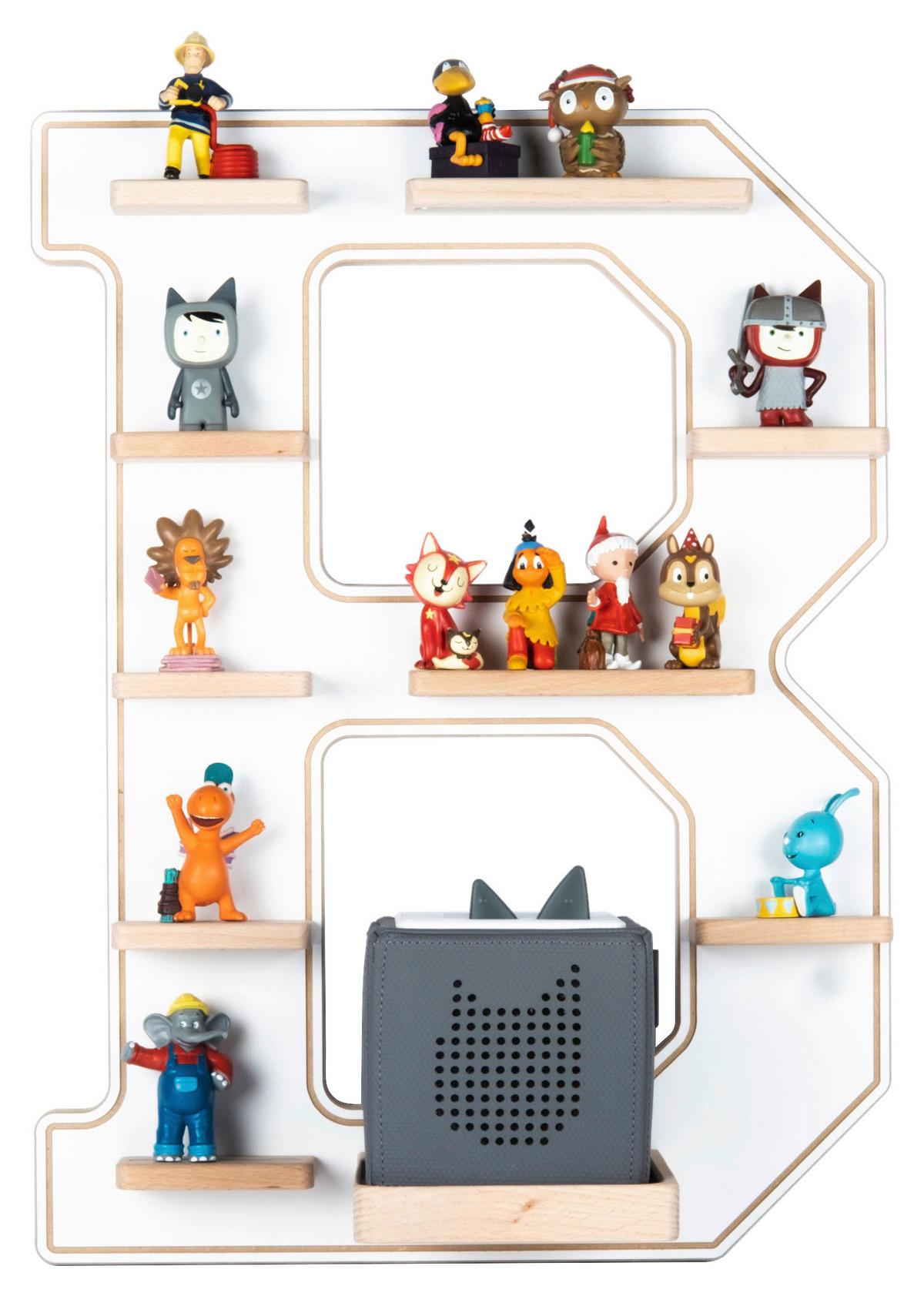 KINDERREGAL BOARTI - Weiss, Modern, Holzwerkstoff (41/54/19cm) - MID.YOU