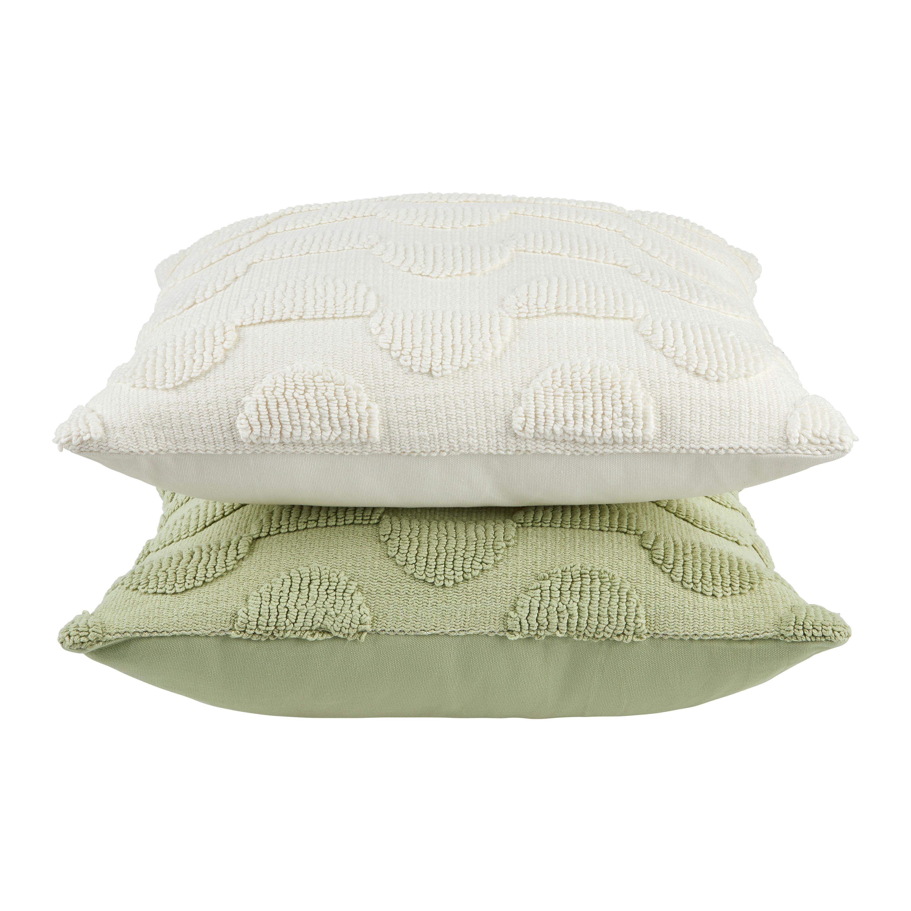PRYDNADSKUDDE ALLEGRA - salviagrön, Lifestyle, textil (45/45cm) - Mömax