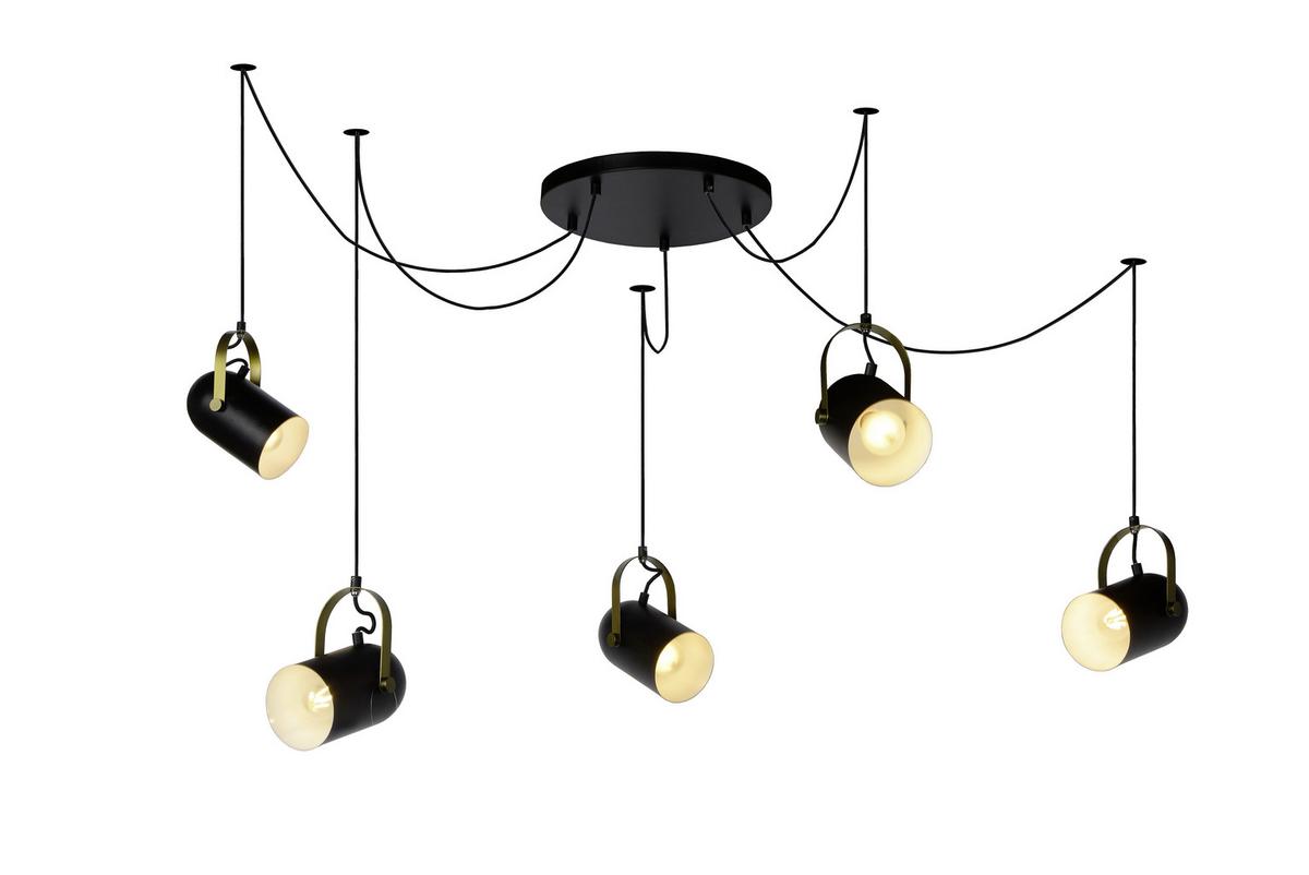 LAMPA WISZĄCA 45466/05/30 SWAPP - czarny, Design, metal (350/12/200cm) - Lucide